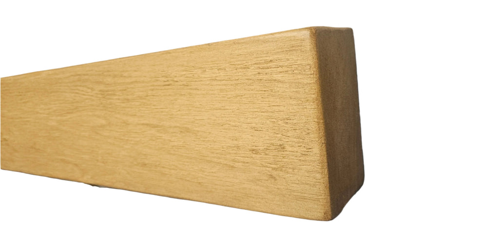 Contemporary style oak beam fireplace 
