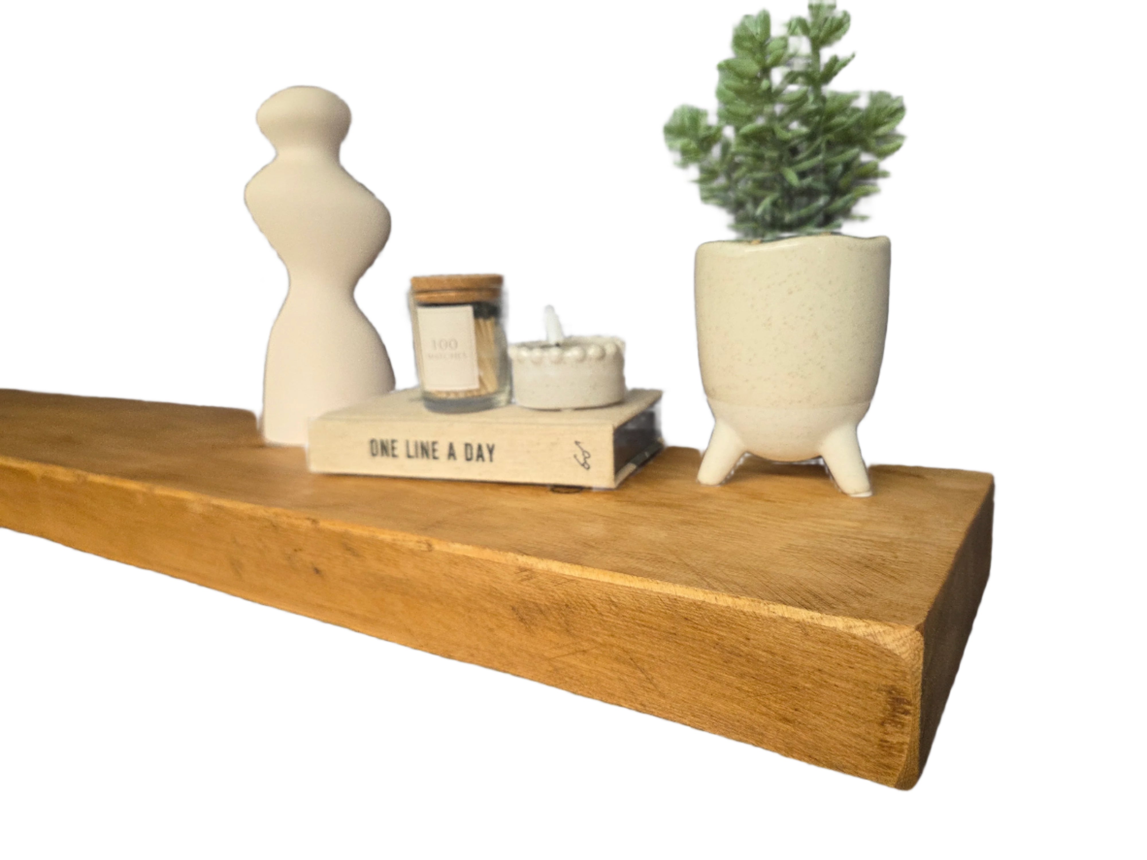Rustic floating shelf – Real Beams